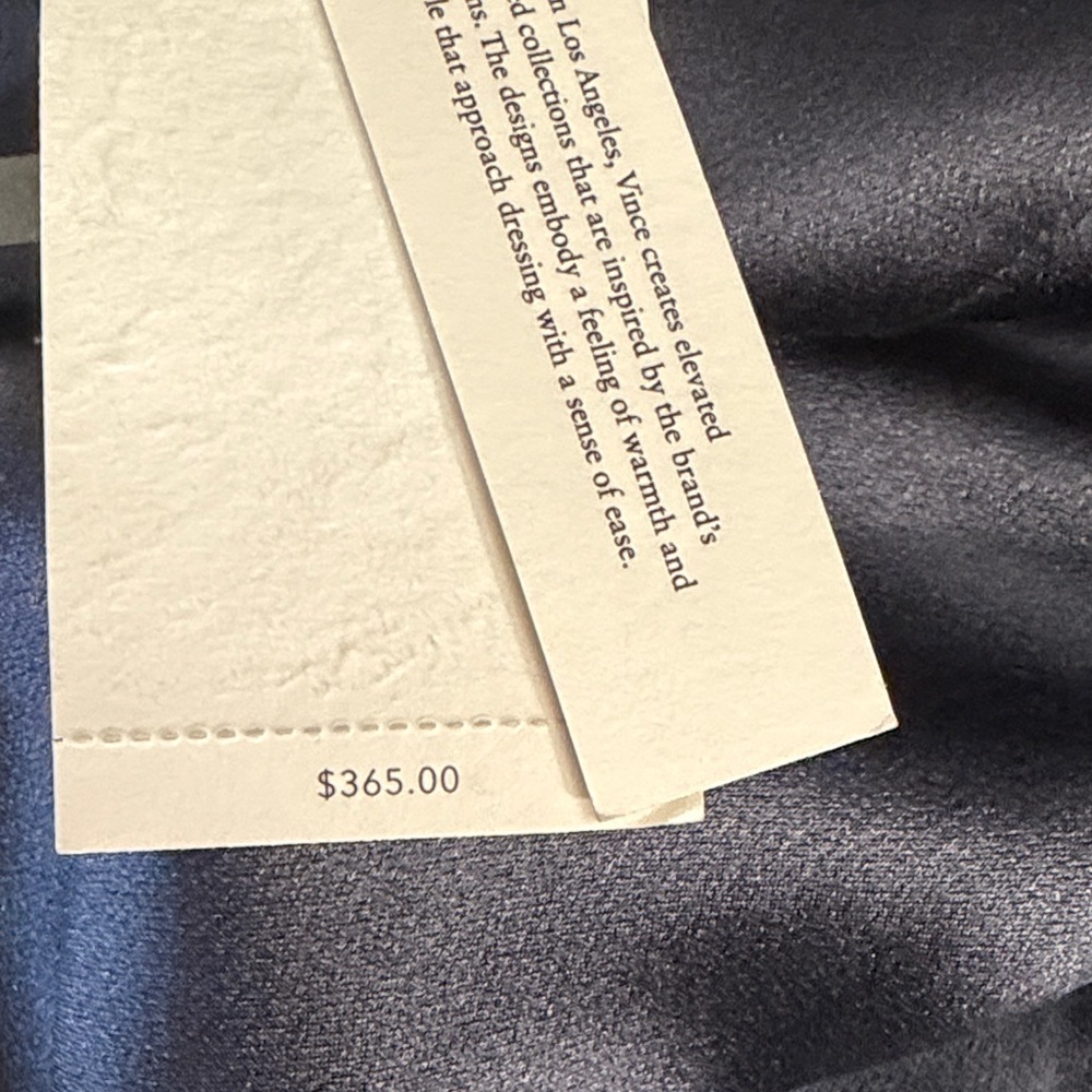 Vince Midnight Blue Women's Button Down Shirt 100% Silk - Picture 4 of 6
